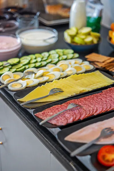 Icelandic breakfast buffet at Hotel West